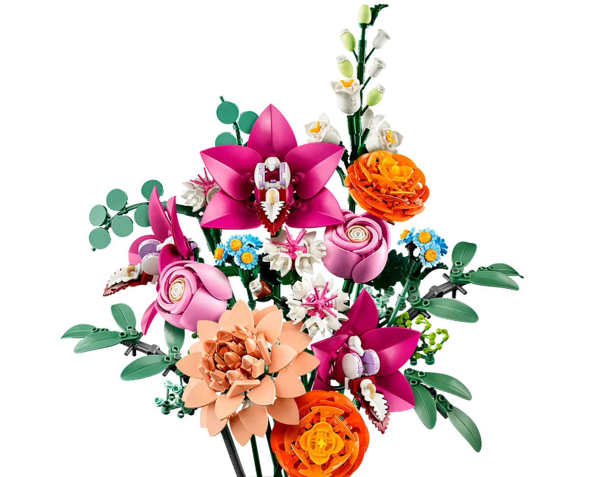 LEGO Botanicals - Bouquet di fiori rosa 10342 