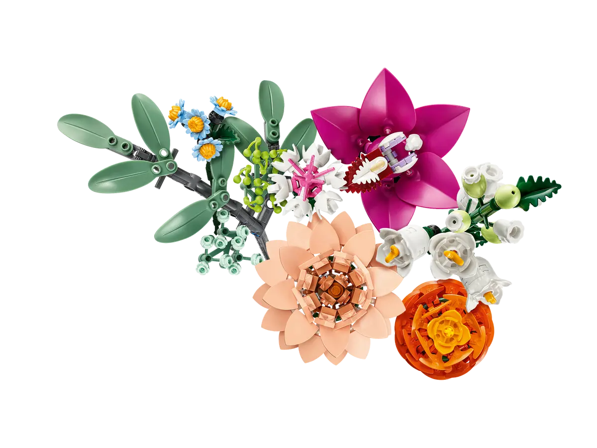 LEGO Botanicals - Bouquet di fiori rosa 10342 