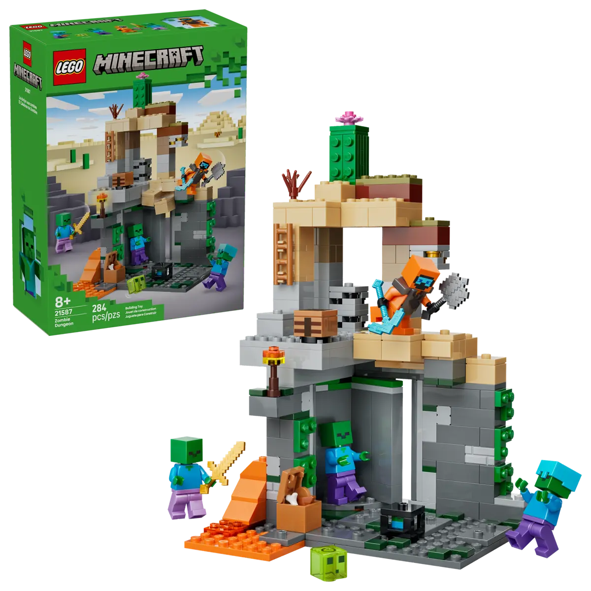 LEGO Minecraft - Dungeon degli Zombi 21587 
