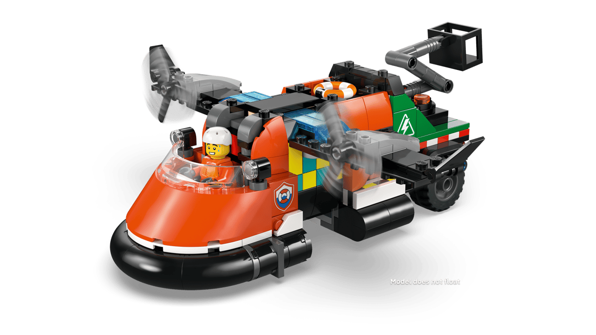 LEGO City - Remix aereo, camion di servizio e hovercraft 60505 