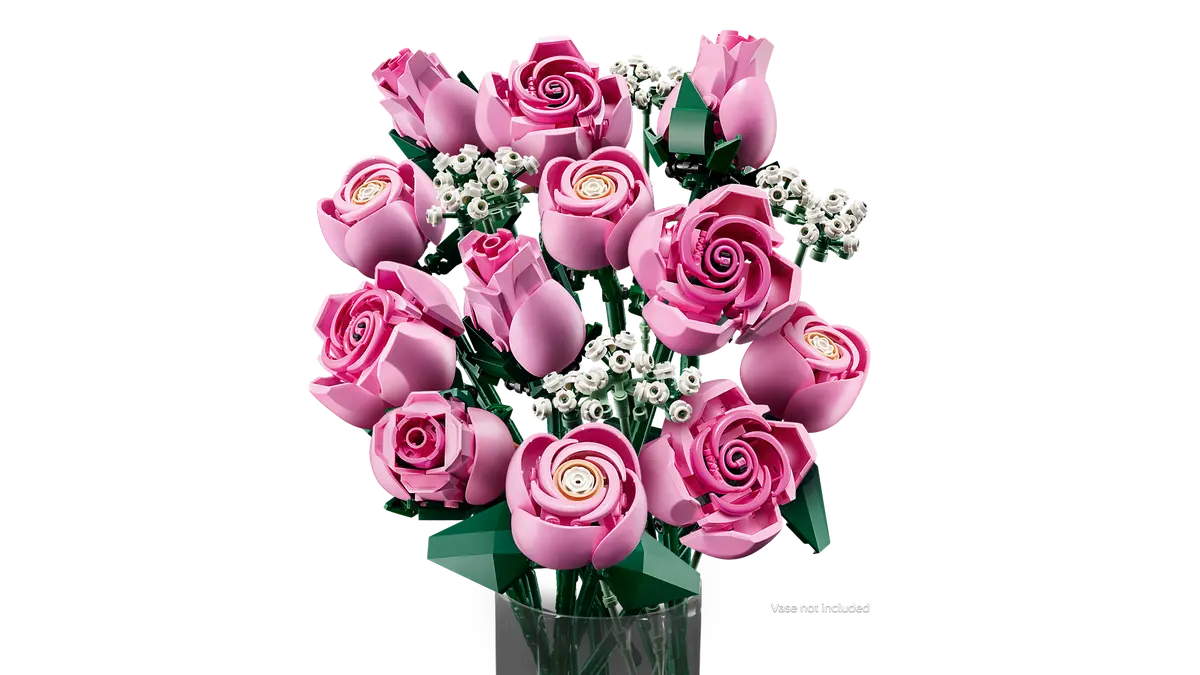 LEGO Botanicals - Bouquet di rose rosa 10374 