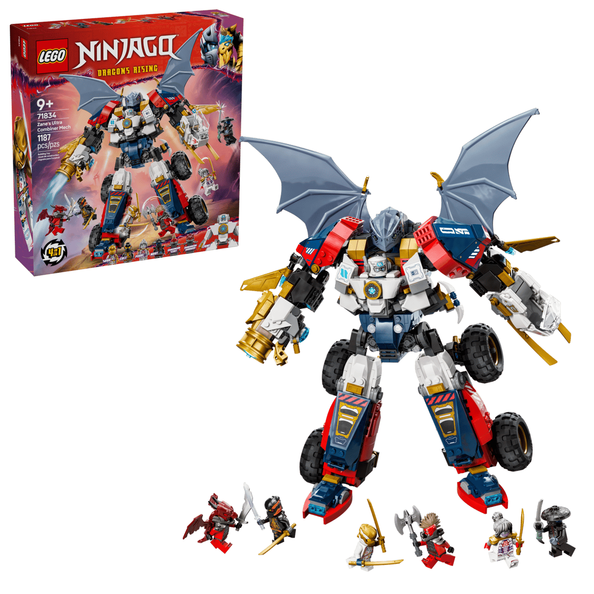 LEGO NINJAGO - Mech Ultra Combiner di Zane 71834 