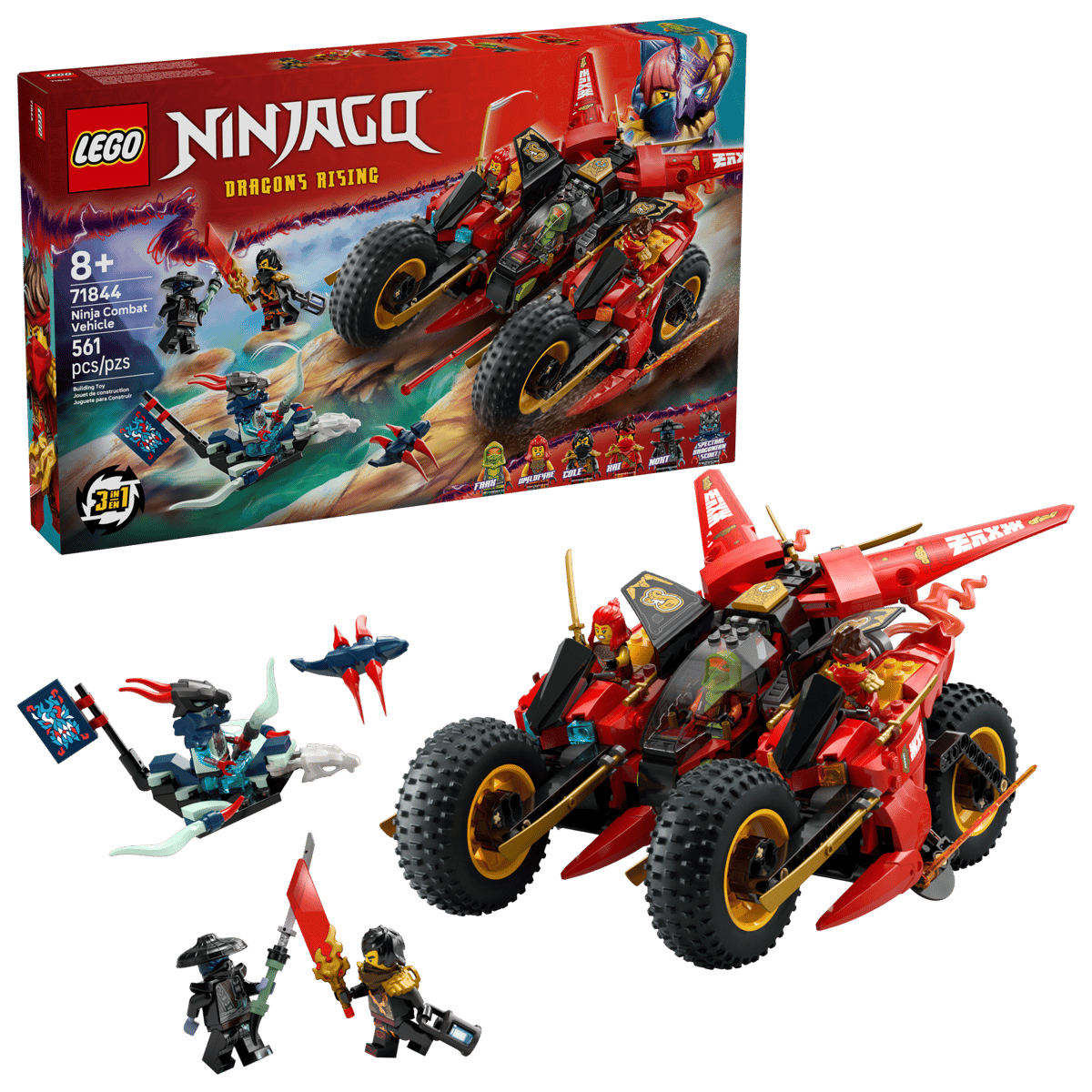 LEGO NINJAGO - Veicolo da combattimento Ninja 71844 